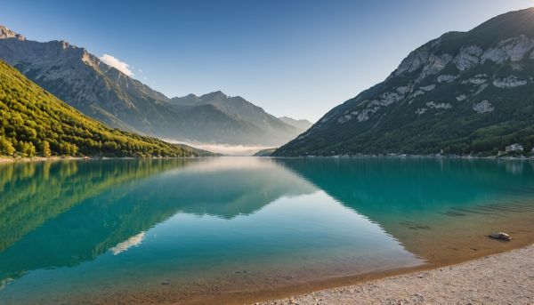 Lac de Serre-Ponçon : voile, plages et villages immergés avec le domaine des 2 soleils