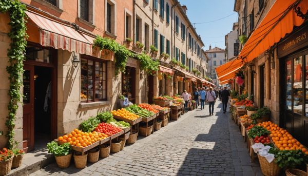 Ruelles et marchés de nos charmantes villes