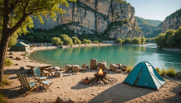 Venez vivre des vacances authentiques en camping sur les rives de l'Ardèche