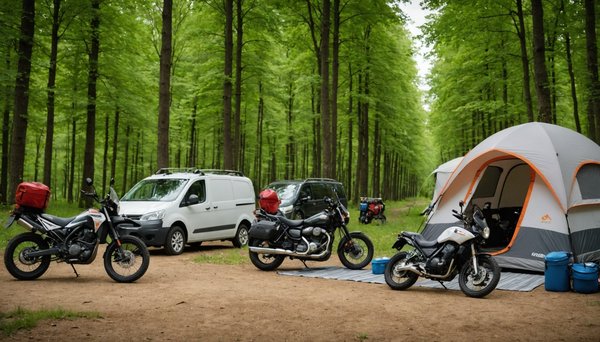 Camping idéal pour motards : découvrez les nobis d'anjou